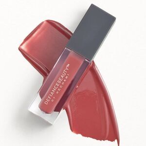 Defiance Beauty Clear Lip Gloss Luminous Liquid Neutral Pink Undertone - Warrior